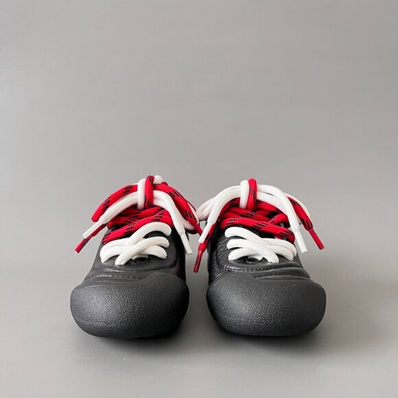 Alexander McQueen Black Round Toe Womens Sneakers - Picture 2 of 9